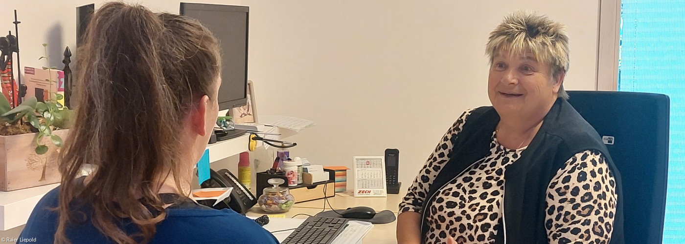 Beratungsgespräch mit der Pflegeüberleitung